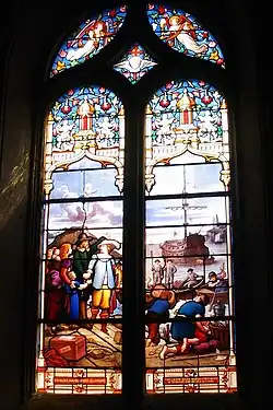 Витраж церкви Святого Альбина