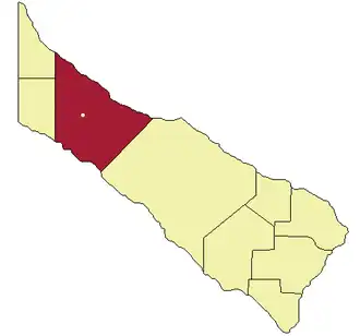 Департамент  Бермехо на карте