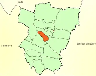 Департамент Фамаилья на карте