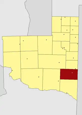 Департамент  Укаль на карте