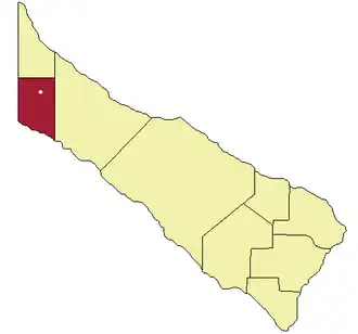 Департамент  Матакос на карте