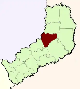 Департамент  Монтекарло на карте