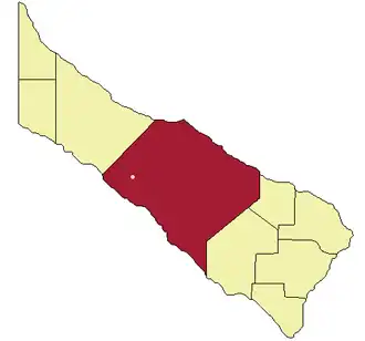 Департамент  Патиньо на карте