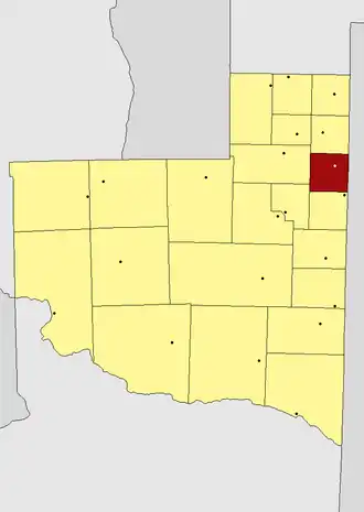 Департамент  Кему-Кему на карте