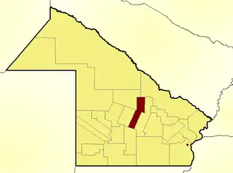 Департамент  Китилипи на карте