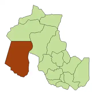 Департамент Сускес на карте