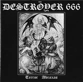 Обложка альбома Deströyer 666 «Terror Abraxas» (2003)