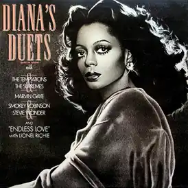 Обложка альбома Дайаны Росс «Diana’s Duets» (1981)