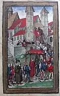 Король Сигизмунд входит в Хофкирхе (1417 год)