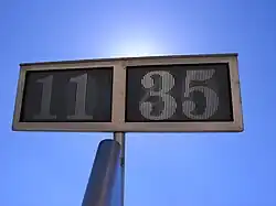 Цифровые солнечные часы