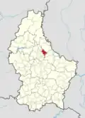 Расположение коммуны на карте Люксембурга
