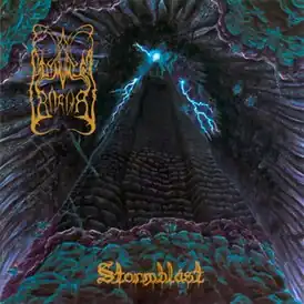 Обложка альбома Dimmu Borgir «Stormblåst» (1996)