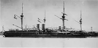 Броненосцы «Динъюань» и «Чжэньюань» после вступления в строй. 1885