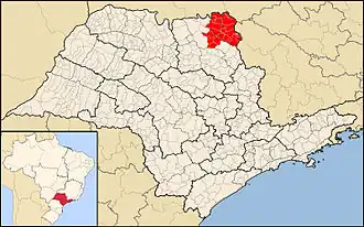 Расположение епархии Франки