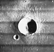 Снимок зонда Lunar Orbiter IV.