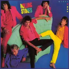 Обложка альбома The Rolling Stones «Dirty Work» (1986)