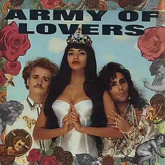Обложка альбома Army of Lovers «Disco Extravaganza» (1990)
