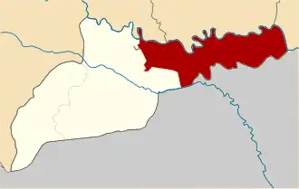 Днестровский район на карте