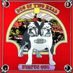 Обложка альбома Status Quo «Dog of Two Head» (1971)