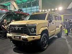 Dongfeng Mengshi MS600-based armored vehicle (вид спереди)