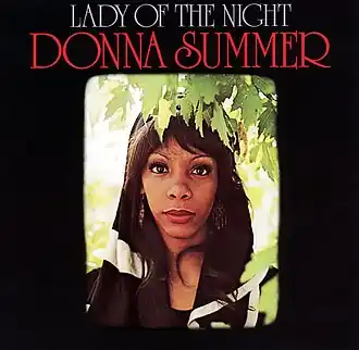 Обложка альбома Донны Саммер «Lady of the Night» (1974)