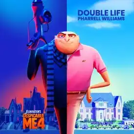 Обложка сингла Фаррелла Уильямса «Double Life» (2024)