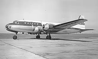 Douglas DC-4 компании United Air Lines