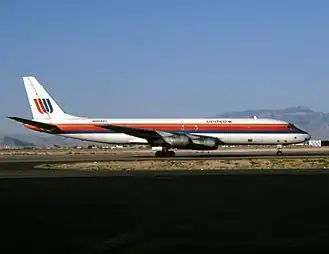 DC-8-54F авиакомпании United Airlines Cargo, идентичный разбившемуся