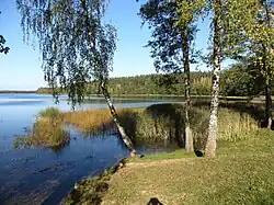 Озеро в октябре