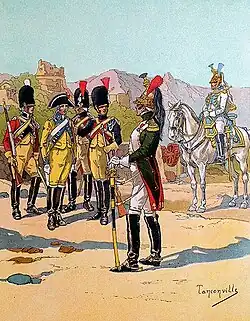 Драгуны Императорской гвардии и Отборные жандармы Императорской гвардии (среди других)