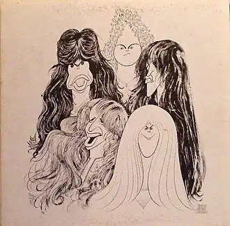 Обложка альбома Aerosmith «Draw the Line» (1977)