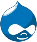 Логотип программы Drupal