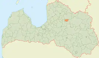 Друстская волость на карте