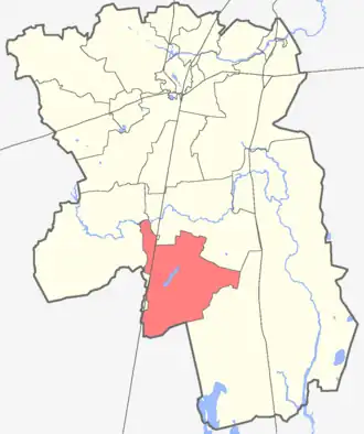 Дружногорское городское поселение на карте