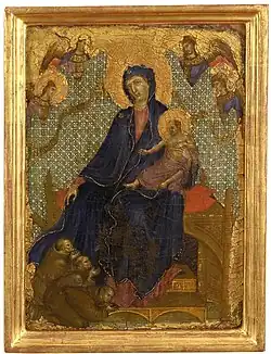 Францисканская Мадонна. Ок. 1300. Дерево, темпера. Пинакотека, Сиена