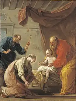 Елисей воскрешает сына сонамитянки. 1757