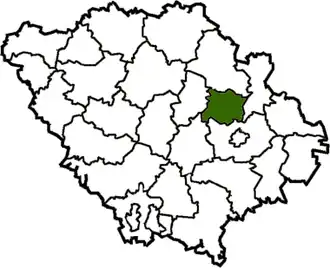 Диканьский район на карте