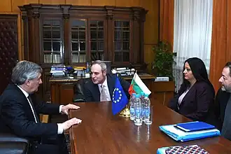 Анастас Герджиков принял Антонио Таяни