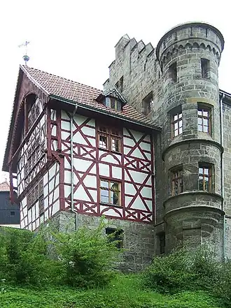 Вид замка Нойенхоф