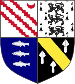 Герб семьи Ансон, графов Личфилд