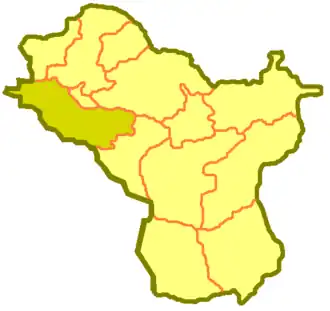 Уланский район на карте