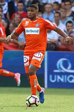 Таджури-Шради в составе венской «Аустрии» (2017 год)