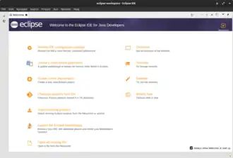 Скриншот программы Eclipse