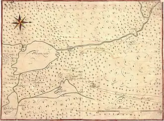 Карта окрестностей озера Бишён