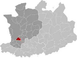 Расположение муниципалитета на карте провинции