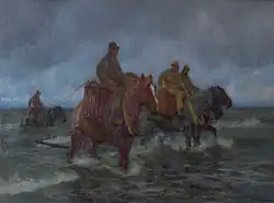 Конный промысел креветок в Остдёйнкерке.