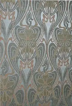 Орхидеи. Шёлковые обои. 1900