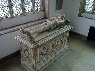 Надгробье Эдварда Стаффорда.церковь Св. Петра, Лоуик, Нортгемптоншир