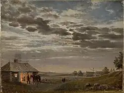 Эстонский пейзаж, 1843, Эстонский художественный музей