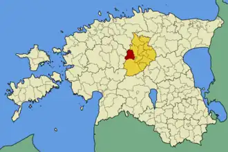 Вяэтса на карте